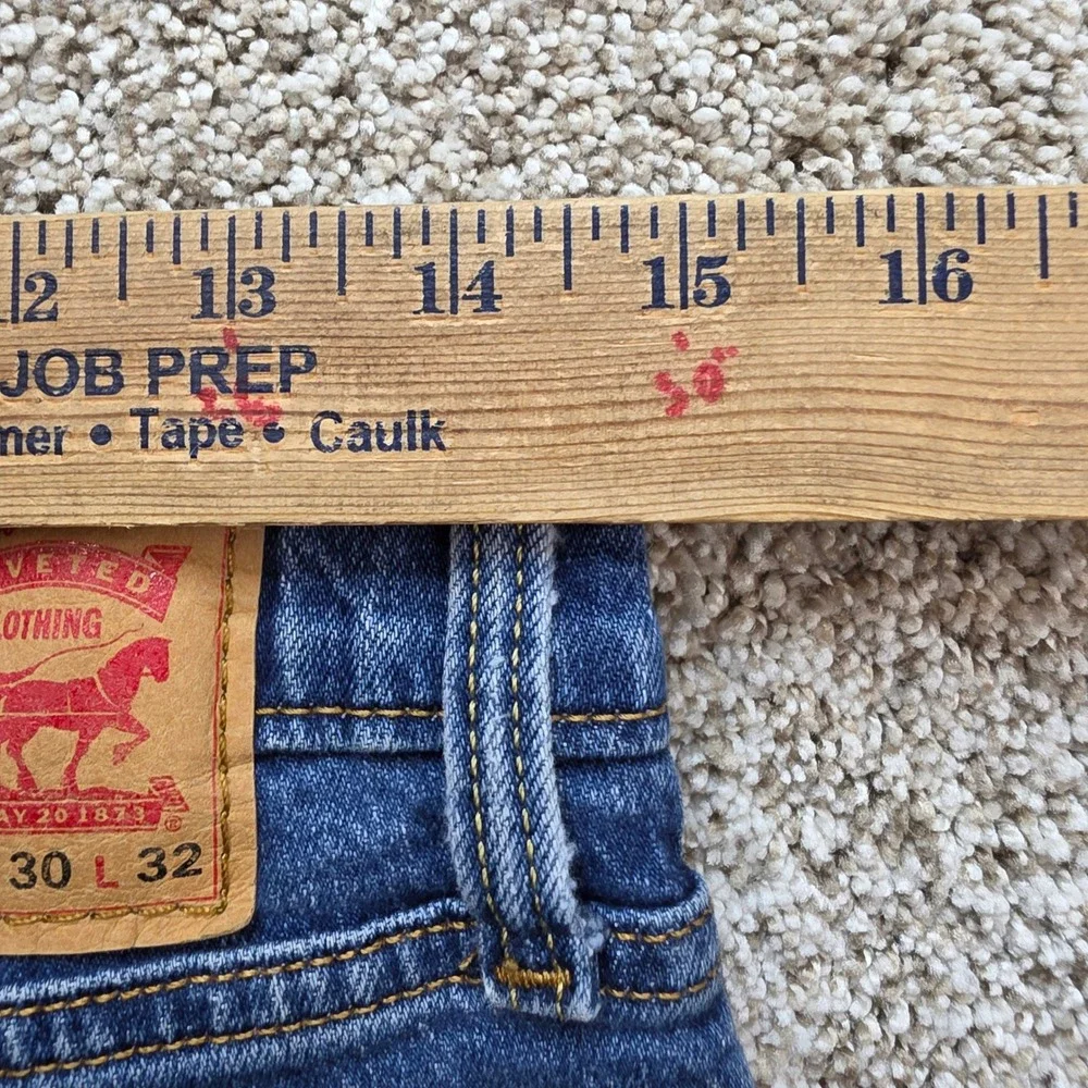 Levi's 511 Slim Fit Jeans Mens 30x32 Blue Casual Athletic Outdoor 04511-6000